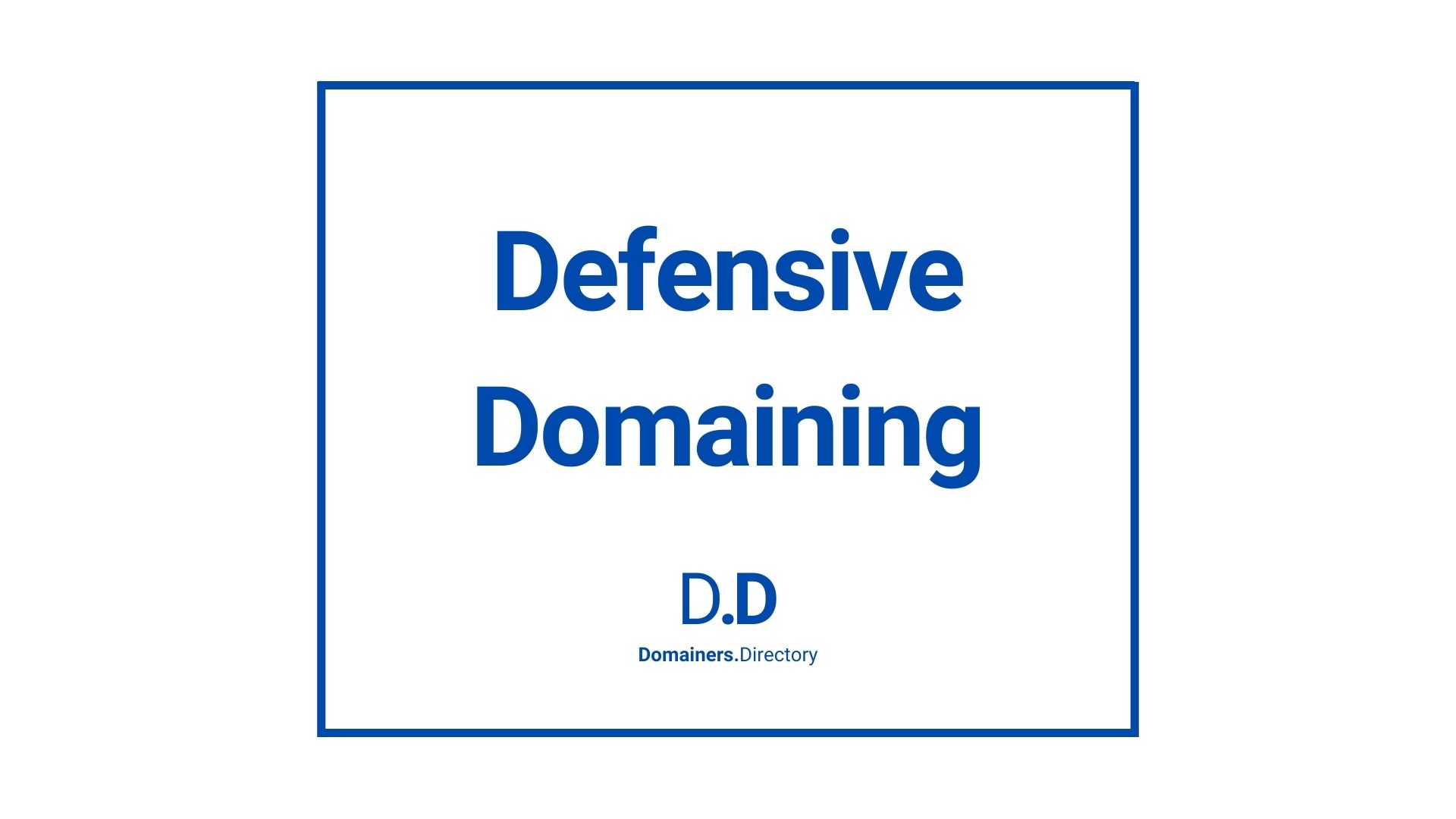 Secure a Domain Name