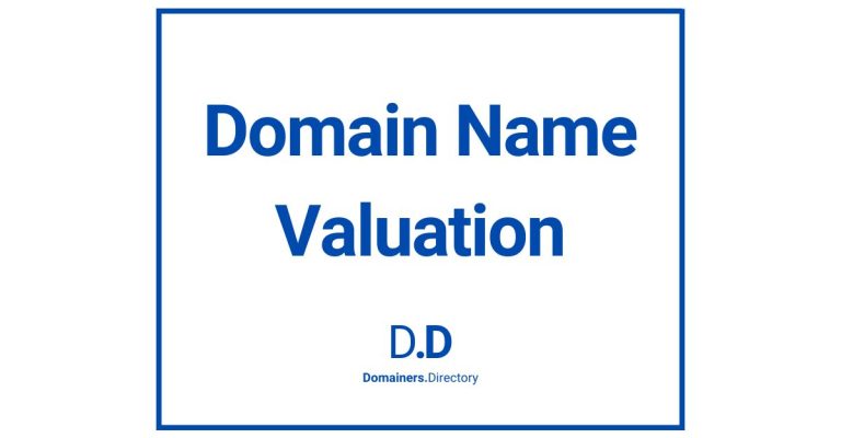 How to value a domain name